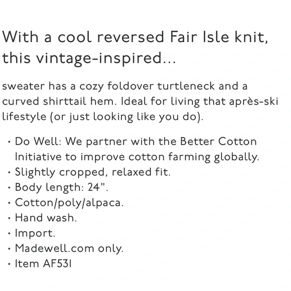 Madewell sweater NWT - Picture 10 of 10